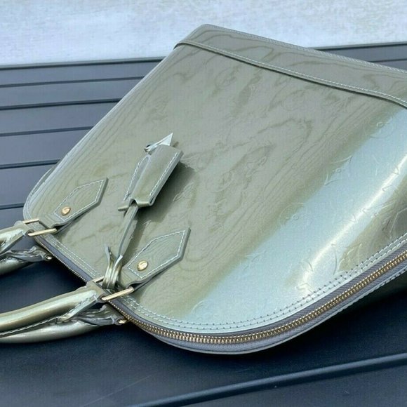 Authetic Louis Vuitton Bag VERNIS Alma PM Rose Florentin Monogram Handbag France - Picture 3 of 12